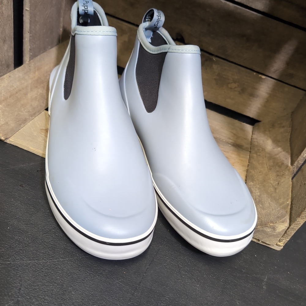 Light Blue Slip-On Shoes